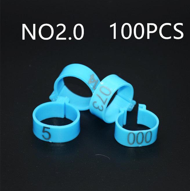 100 Pcs Poultry Pedal Rings