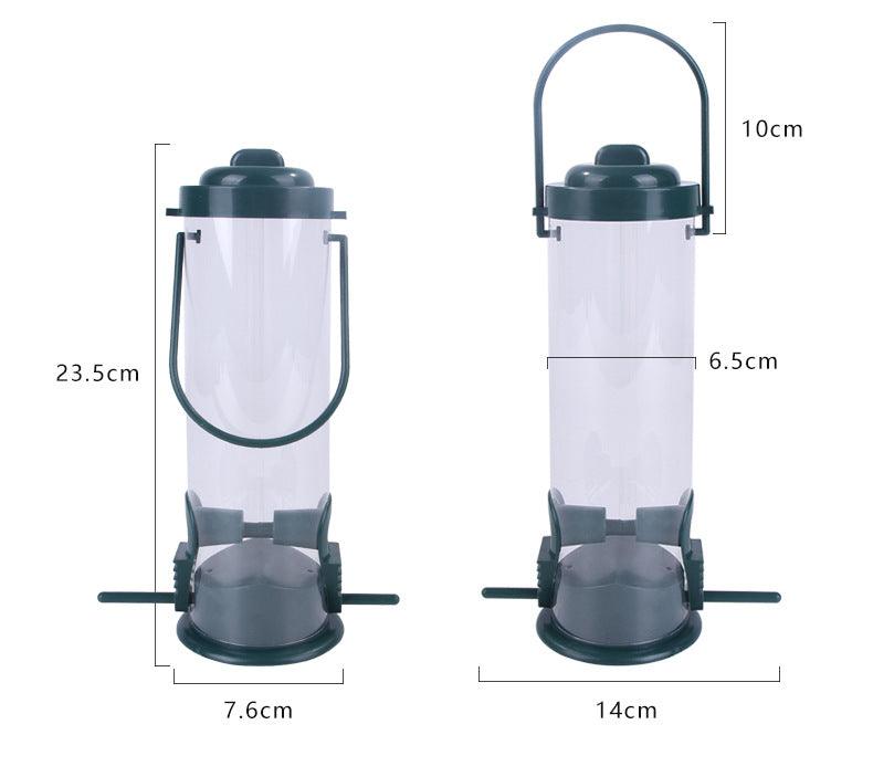 Outdoor Hanging Bird Feeder - Stylish Garden Decoration For Plastic Birds Food Dispensing